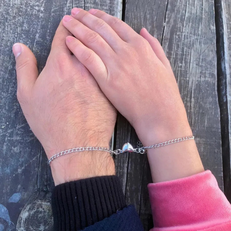 RİVA™ Mıknatıslı Kalp Çift Bileklik