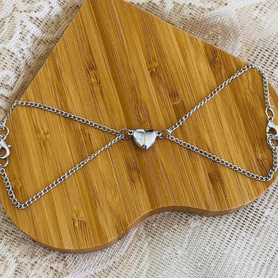 RİVA™ Mıknatıslı Kalp Çift Bileklik