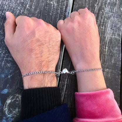 RİVA™ Mıknatıslı Kalp Çift Bileklik